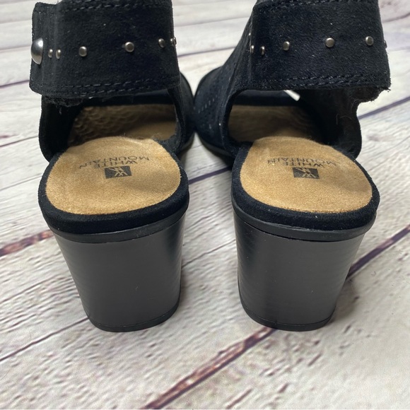 WHITE MOUNTAIN Black Fabric Sandals - Picture 2 of 8